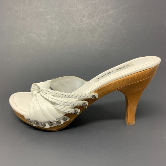 (SOLD)Steve Madden Knotted Leather Mule - Picture 6 of 9